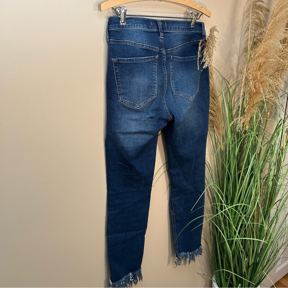 Free People Skinny Frayed Hem Jeans - Picture 6 of 9